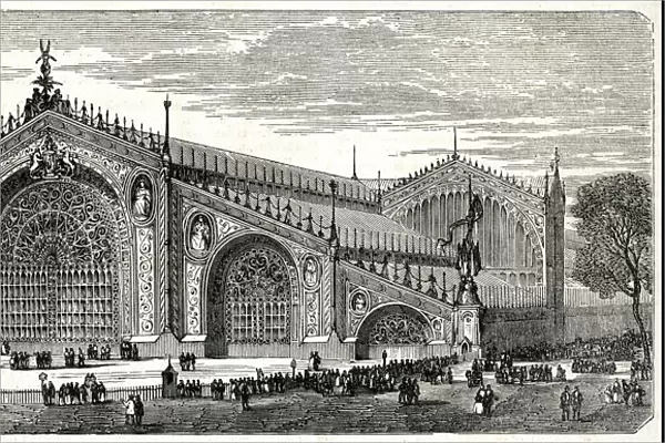 Hector Horeaus design for Crystal Palace exterior 1851