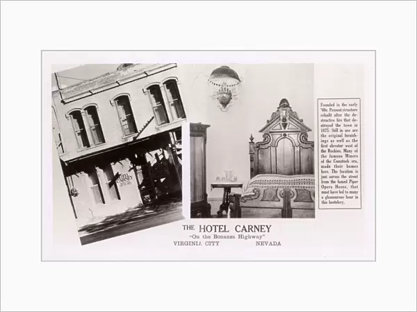 Hotel Carney, Virginia City, Nevada, USA