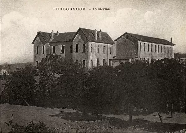 Boarding school at Teboursouk, Tunisia, North Africa
