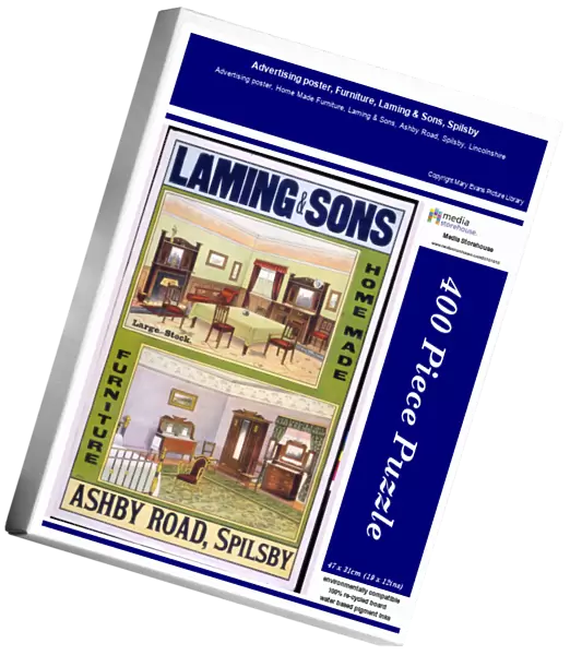 Advertising poster, Furniture, Laming & Sons, Spilsby