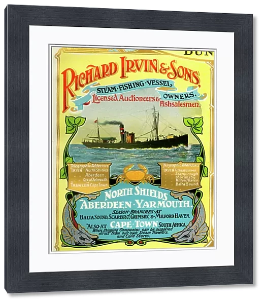 Advert, Richard Irvin & Sons, Aberdeen, Scotland