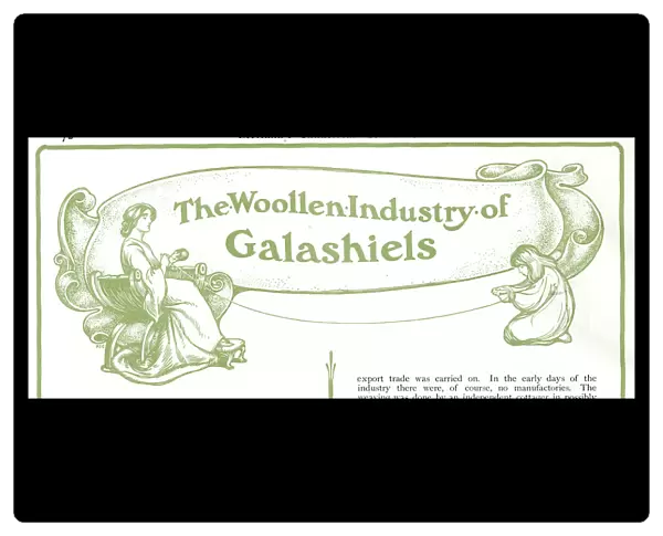 Design, The Woollen Industry of Galashiels, Scotland