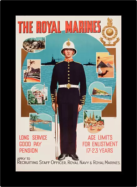 Recruitment poster, The Royal Marines