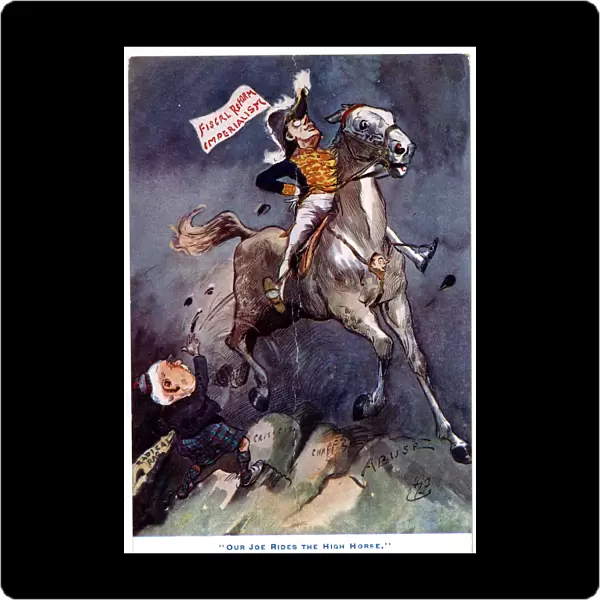 Cartoon, Our Joe Rides the High Horse