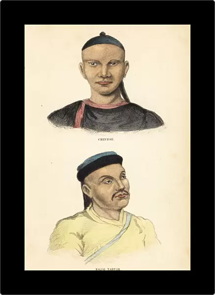 Chinese man and Nogai Tatar man
