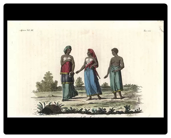 Costume of the women of the Kingdom of Kongo (Congo)