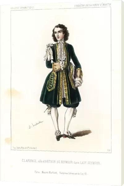 Clarence as Arthur Seymour in Lady Seymour, 1845