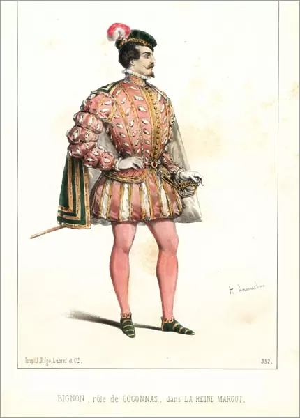 French actor Louis-Thomas Bignon as Coconnas