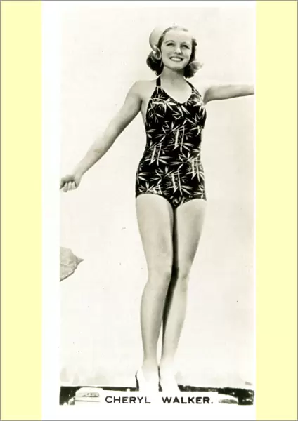 Cheryl Walker, American fashion model and actress