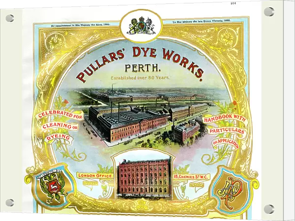 Advert, Pullars Dye Works, Perth, Scotland