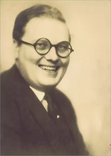 Photograph of Rex Evans, cabaret Master of Ceremonies
