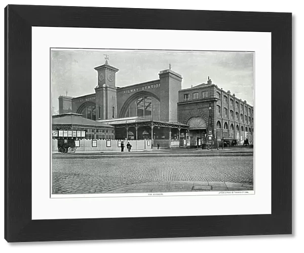 Kings Cross Railway Station, London 1895