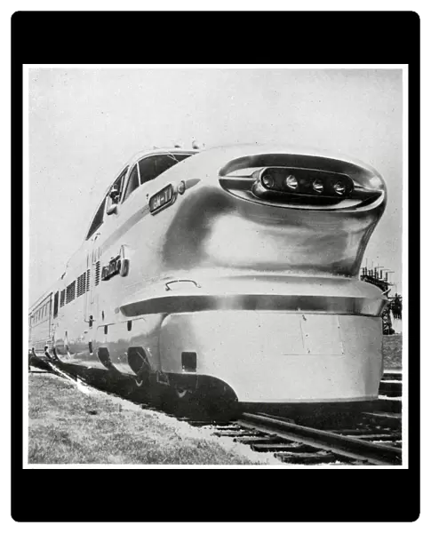 Aerotrain designed by Electro-motive section of the GMC