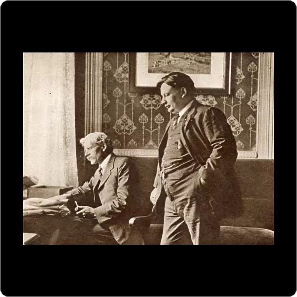 Ernest Bevin with Ramsay Macdonald at the time he supported the dockers claims for a