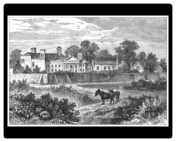 Caen Wood. A view of Caen Wood in 1875 - the home of Lord Mansfield (1705-1793)