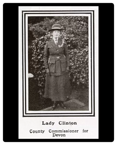 Lady Clinton (1863-1953), county commissioner for Devon in the burgeoning Girl Guide