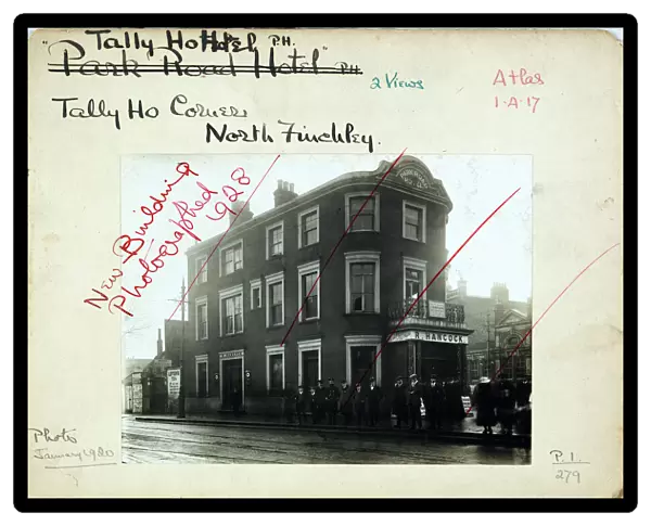 Photograph of Park Road Hotel, North Finchley (Old), London
