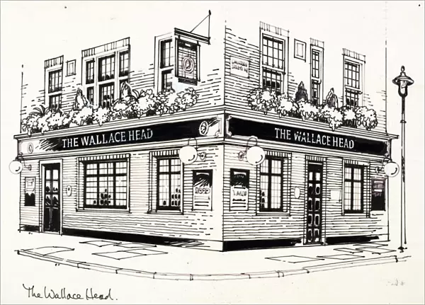Sketch of Wallace Head PH, Marylebone, London