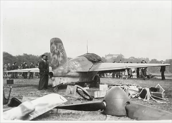 World War II German aircraft displayed in Hyde Park