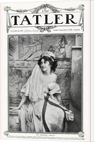 Front cover of The Tatler featuring a portrait of Countess Poulett
