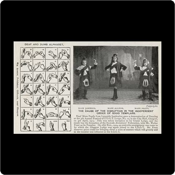 Order of Good Templars - Deaf Dancers