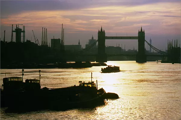Tower Bridge and River Thames, London