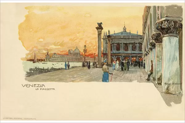 The Piazzetta ('little Piazza  /  Square') is an extension of the Piazza towards San Marco