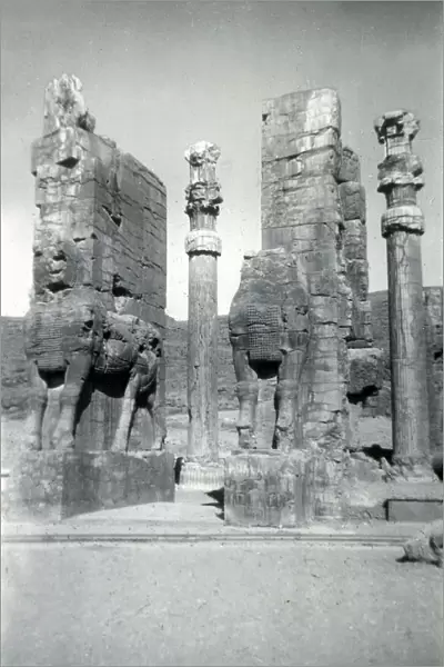 Winged Bulls, Hall of All the Nations, Persepolis, Iran