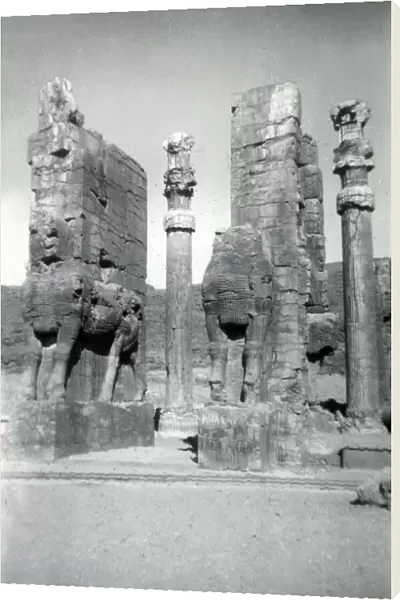 Winged Bulls, Hall of All the Nations, Persepolis, Iran