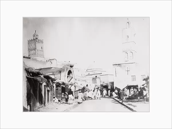 The square, market place, Kairouan, Tunisia
