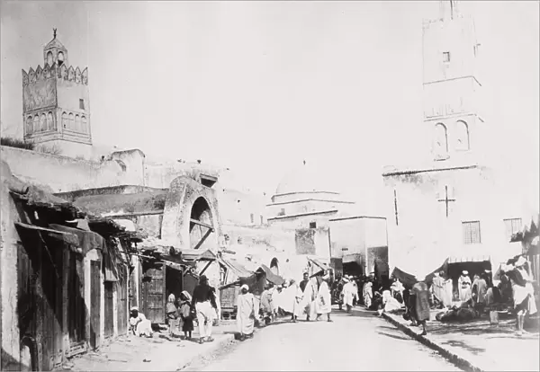 The square, market place, Kairouan, Tunisia