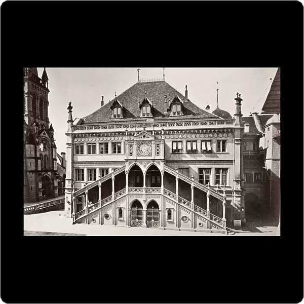 Vintage late 19th century photograph - Hotel de Ville