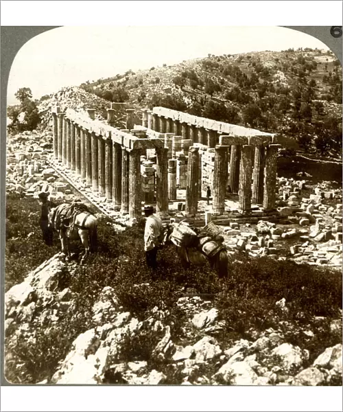 The Bassae Temple of Apollo, Greece