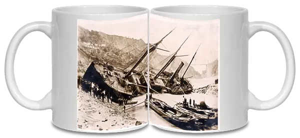 Wreck of the ship Gipsy at Bristol
