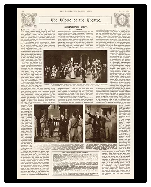 Article - The World of Theatre Date: 1950