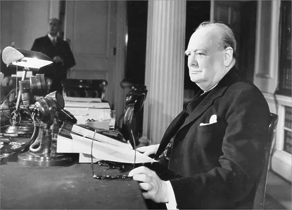 Winston Churchill Cabinet Room 10 Downing Street