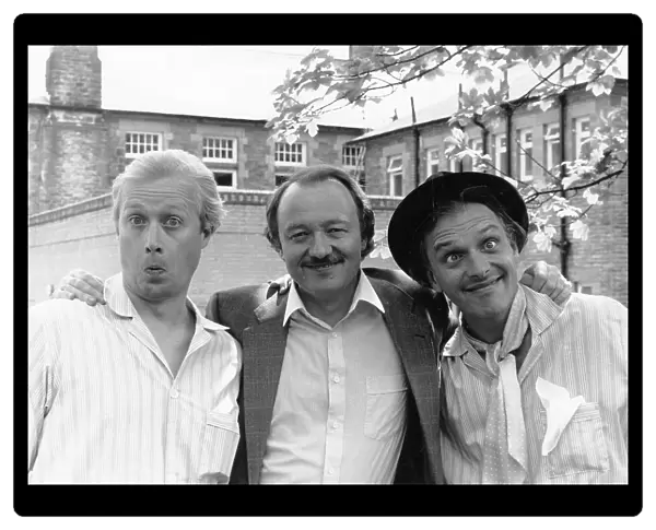Ken Livingstone with Adrian Edmonson and Rik Mayall