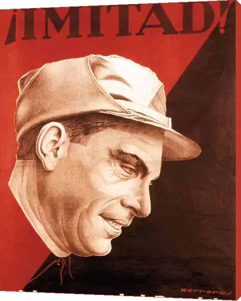Spanish Civil War (1936-1939). Imitad al heroe