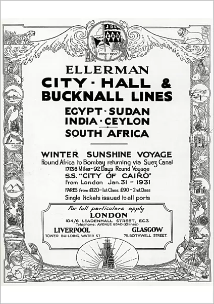 Ellerman Lines Advertisement