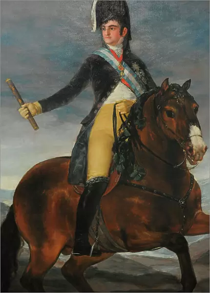 Equestrian portrait of Ferdinand VII (1784-1833)