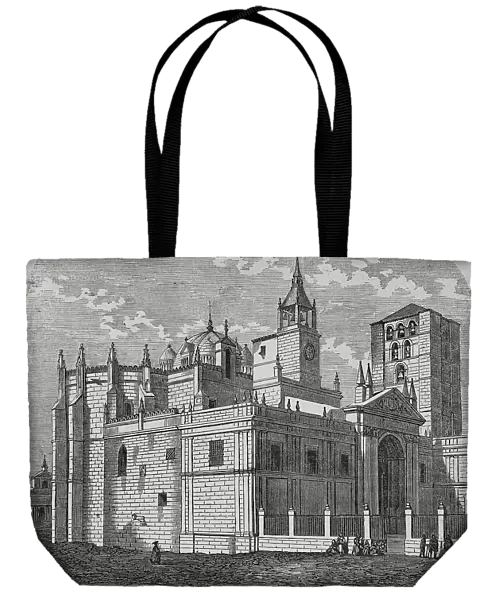 Spain, Zamora. Cathedral. Illustration by Letre