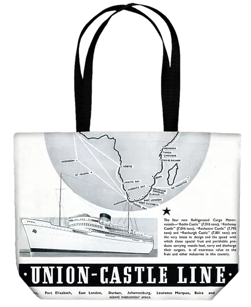 Advert, Union-Castle Line, South Africa