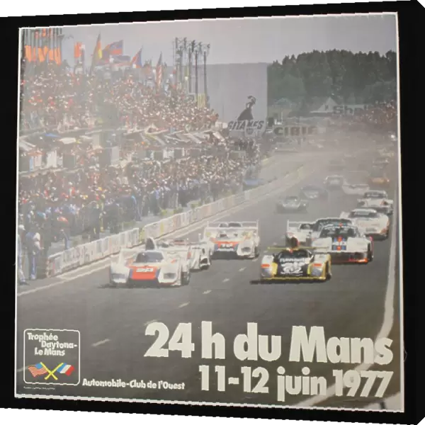 Poster, Le Mans 24 hours, 11-12 June 1977