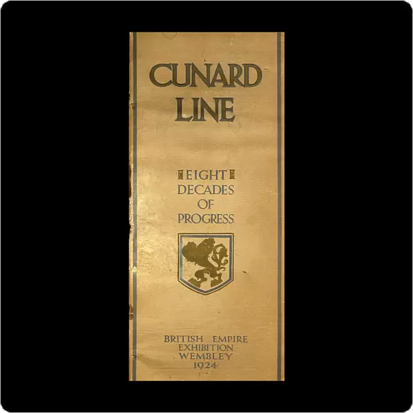Cunard Line brochure, British Empire Exhibition
