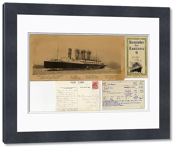 RMS Lusitania - four items