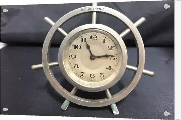 White Star Line, MV Britannic, chromium clock
