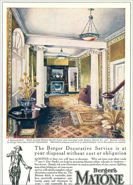 Berger's Matone Advertisement