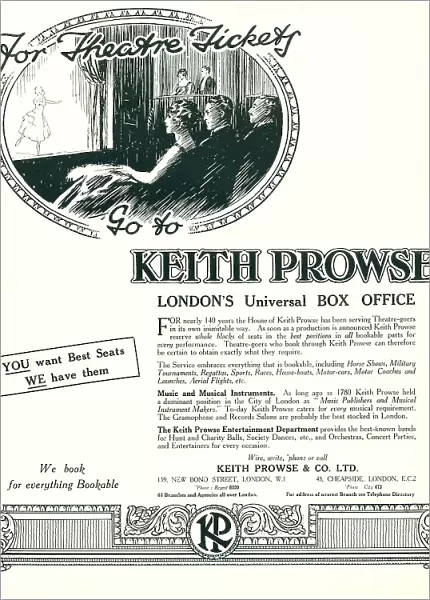 Keith Prowse Advertisement