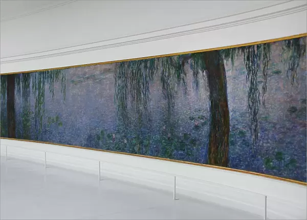 The Water Lilies: Clear Morning with Willows by Monet