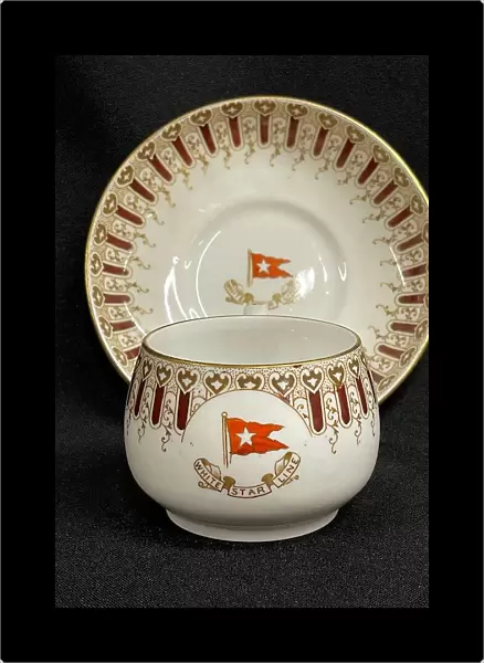 White Star Line, First Class Wisteria teacup and saucer